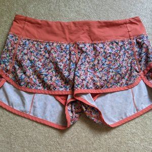 Lululemon Speed Shorts - Prism Petal Multi